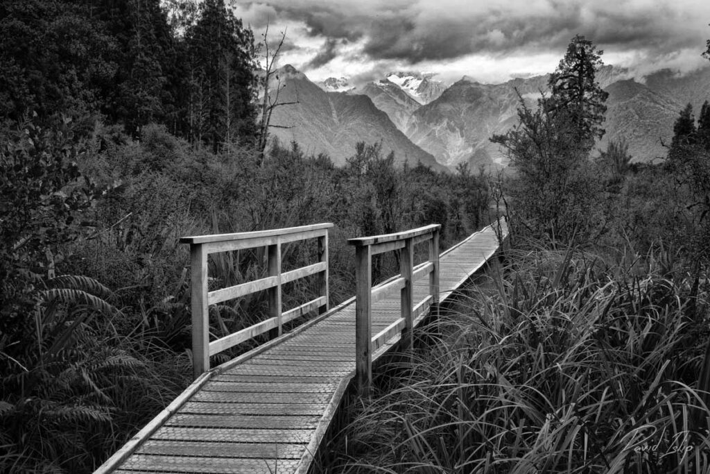 View towards mount cook